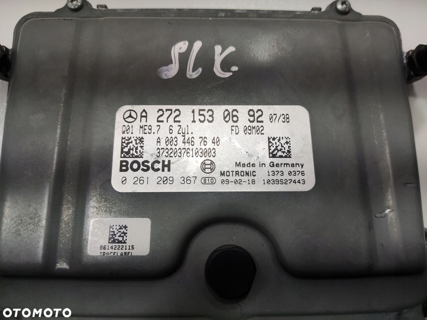 KOMPUTER STEROWNIK SILNIKA MERCEDES SLK II W171 R171 A2721530692 2004-2011 - 4