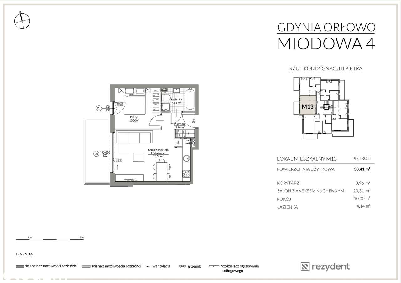 Miodowa 4 | mieszkanie 2-pok. | 13 - Pełny obrazek: 2/17