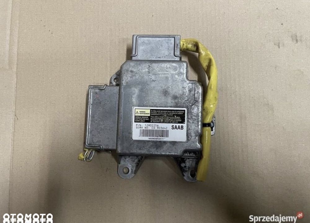 12802256 moduł sensor airbag saab 9-3 II 2 - 1