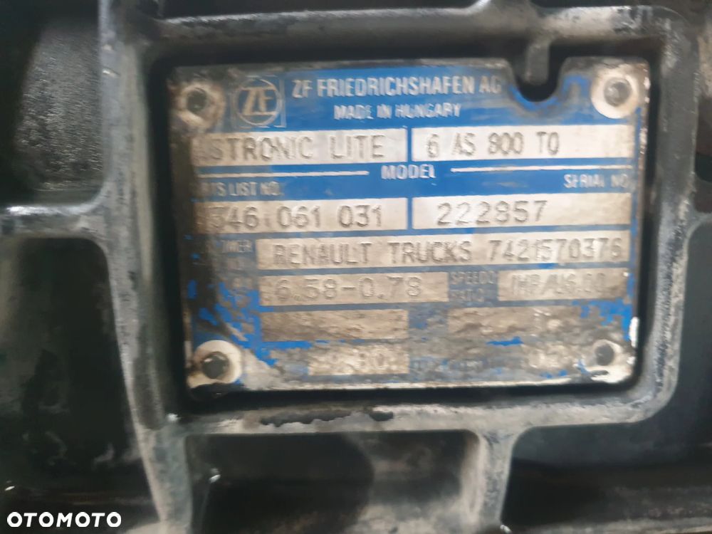 SKRZYNIA BIEGÓW AUTOMAT 6AS800 GAMA D 240 - 6