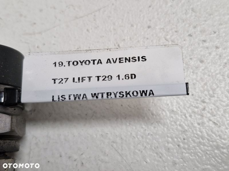 TOYOTA AVENSIS T27 LIFT T29 1.6 D LISTWA WTRYSKOWA REGULATOR CIŚNIENIA PALIWA - 7