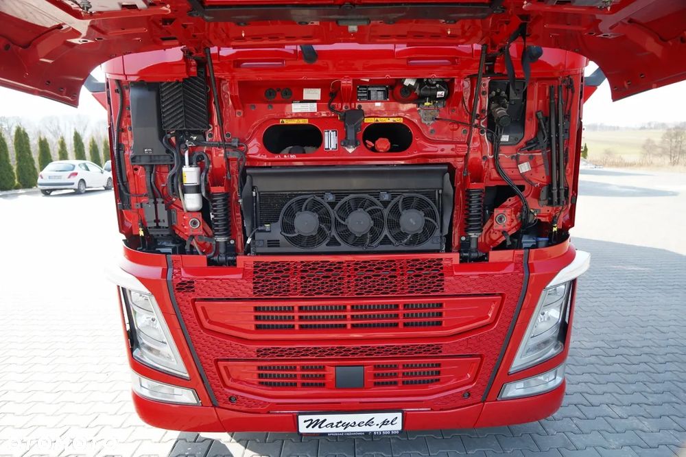 Volvo FH 460 / Firanka 7,7m  / I-SAVE / KLIMA POSTOJOWA / OŚ PODNOSZONA I SKRĘTNA / 2021 ROK / - 34