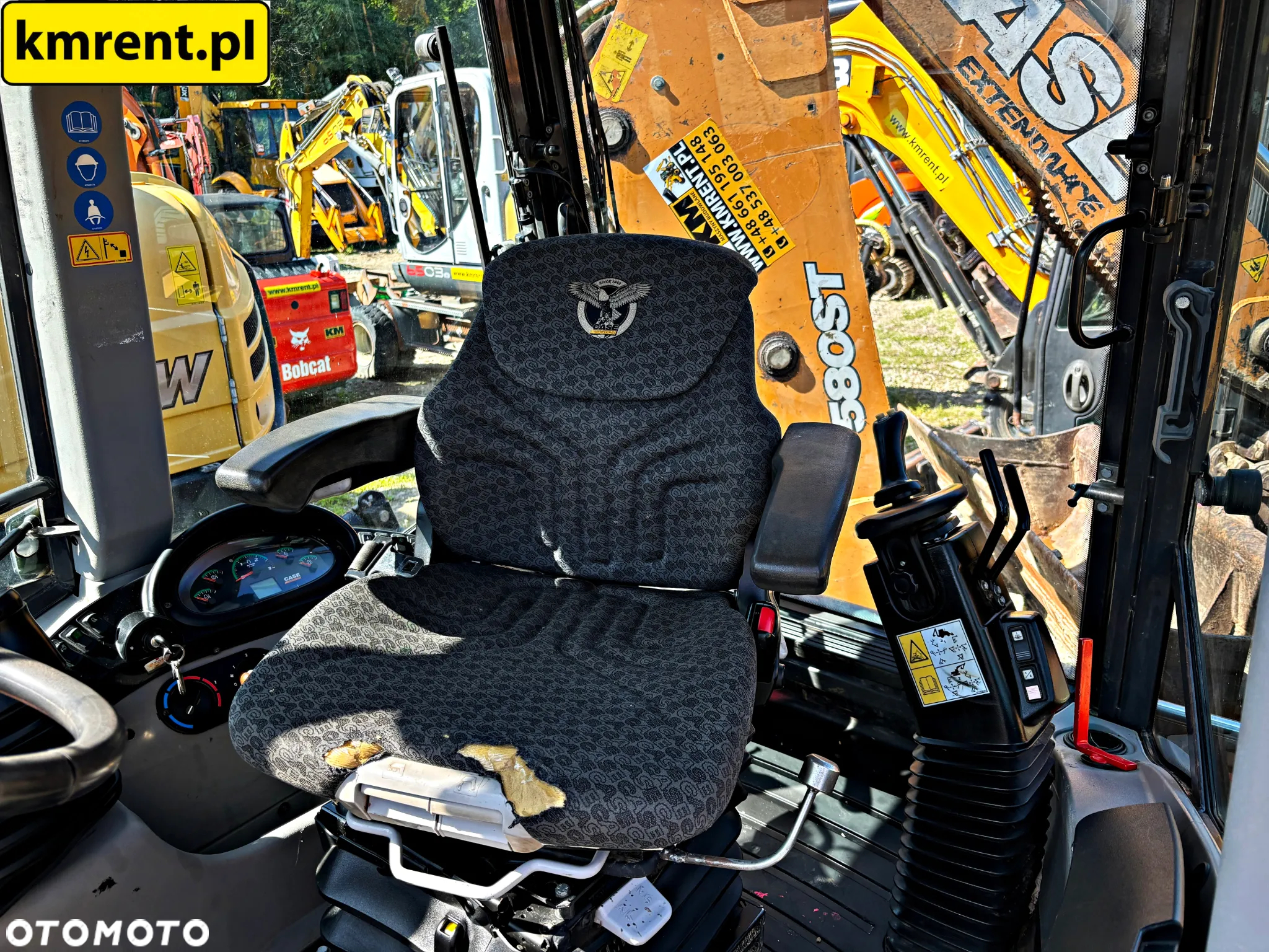 Case 580 ST KOPARKO-ŁADOWARKA 2018R. | JCB 3CX CASE 590 CAT 428 NEW HOLLAND 110 - 8