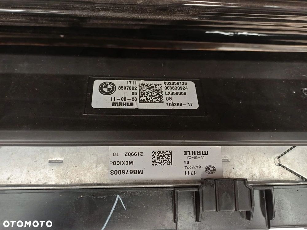 KOMPLET CHŁODNIC CHŁODNICE WENTYLATOR BMW X5 G05 X6 G06 X7 G07 3.0D - 6