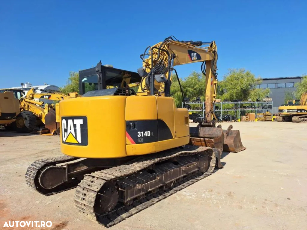Caterpillar Cat 314 D LCR cu lama excavator pe senile compact - 3