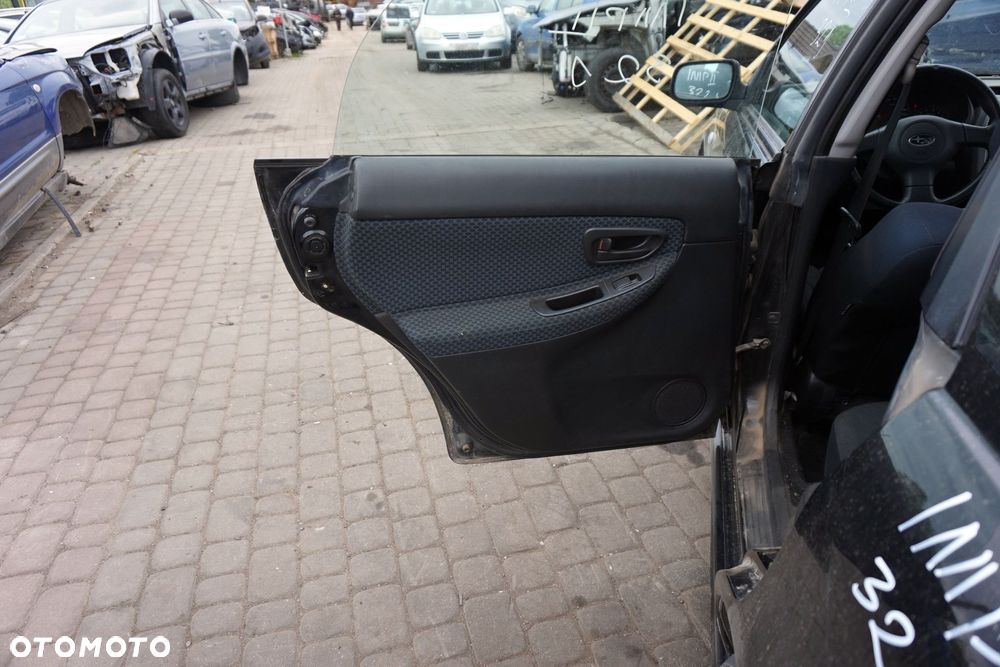 DRZWI TYLNE LEWE IMPREZA II GD LIFT KOMBI 32J  CZARNY SUBARU 2006-2007 - 9