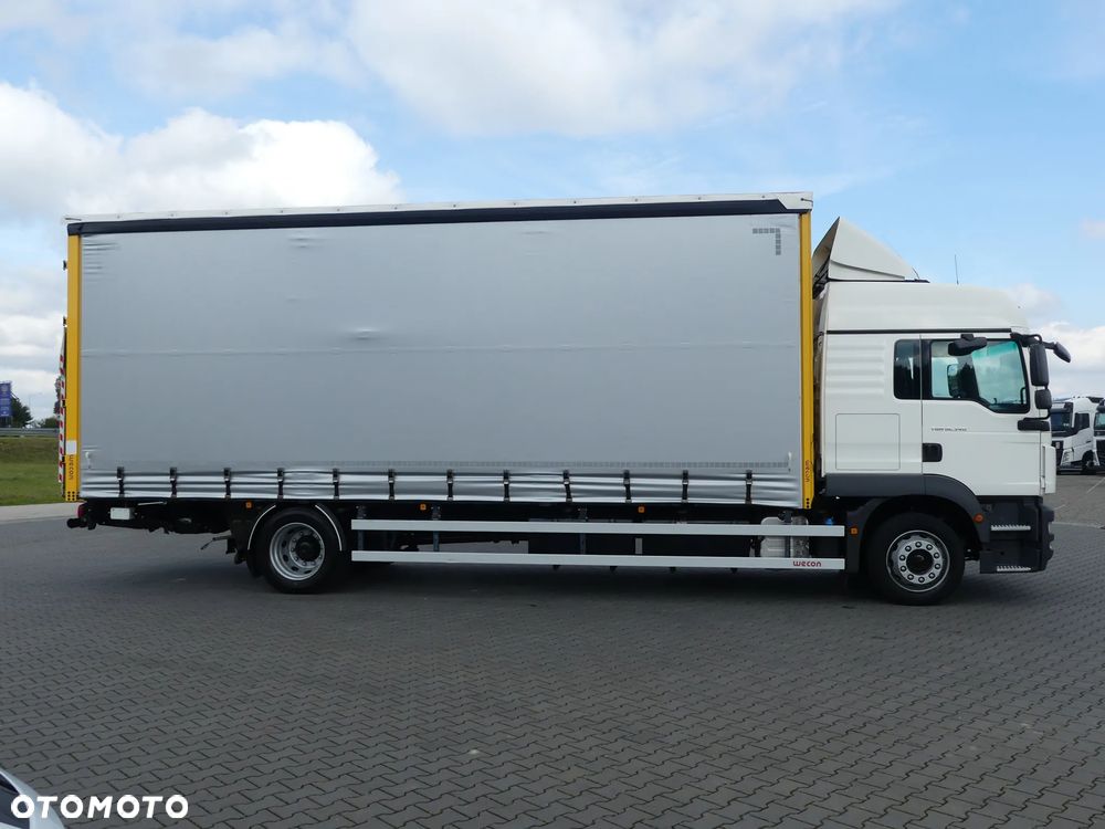 MAN TGM 18.340 / FIRANKA 7.70 + WINDA / ZSUWANY DACH / EURO 6 / - 9