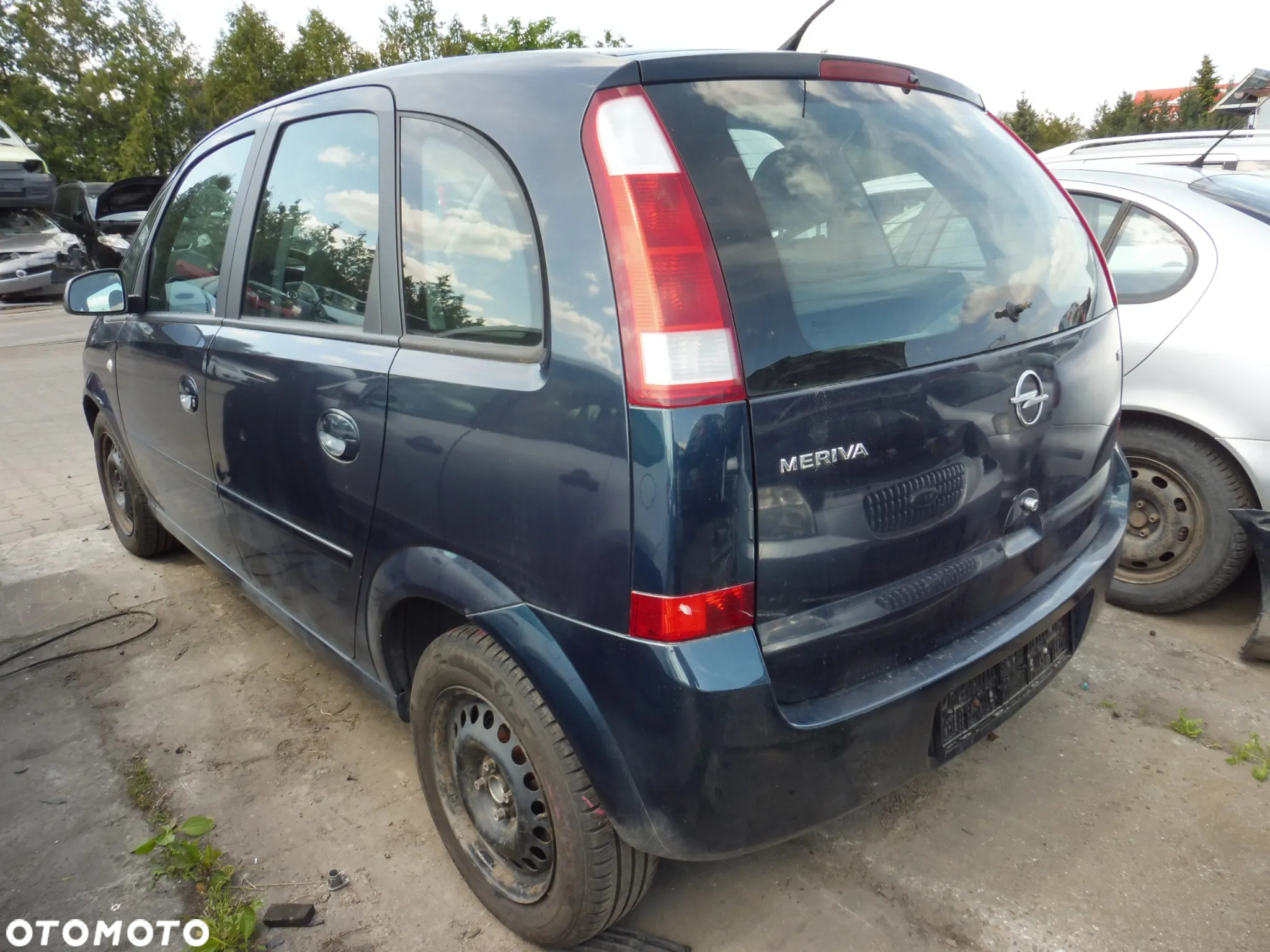 Opel Meriva A 1.6 16V Z16XE Skrzynia F17W394 Z20U Maska Zderzak Błotnik Lampa Reflektor - 4
