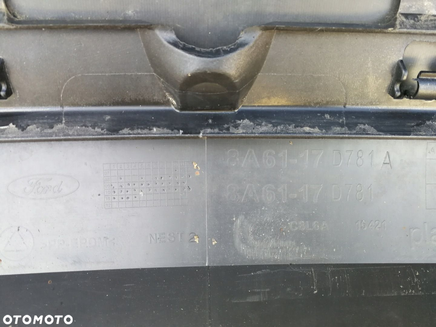 FORD FIESTA MK7 08- ZDERZAK TYŁ TYLNY 8A61-17D781A - 14