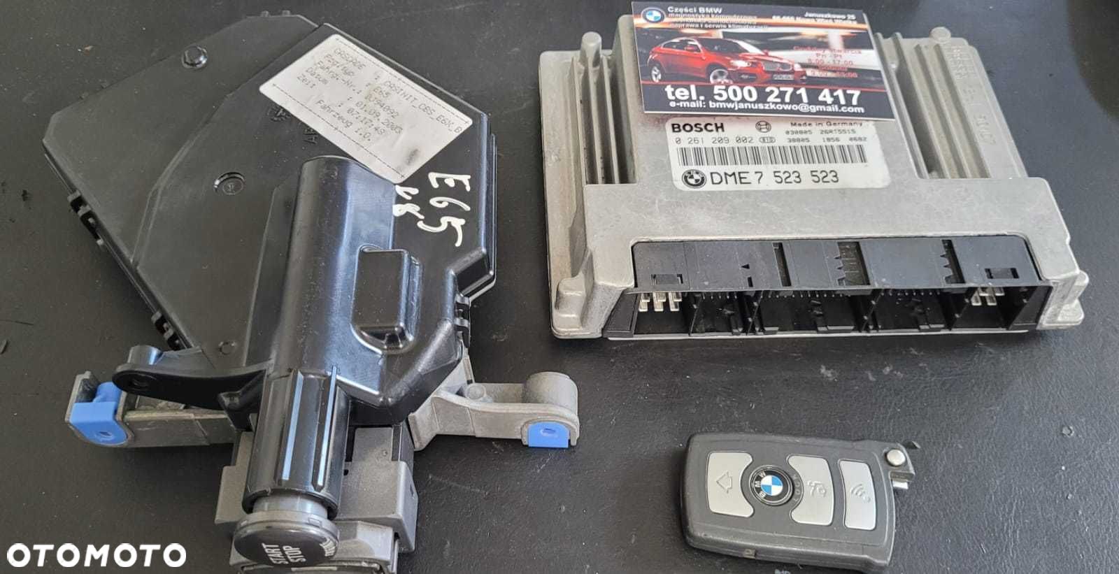 Komputer sterownik silnika DME CAS kluczyk BMW E65 745I N62 - 1