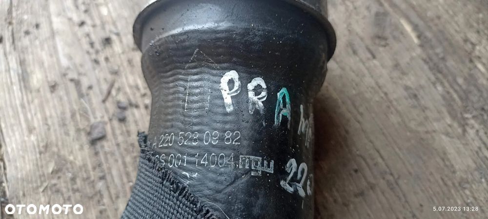 MERCEDES W220 3.2 CDI WĄŻ INTERCOOLERA PRZEWÓD 2205280982 - 3
