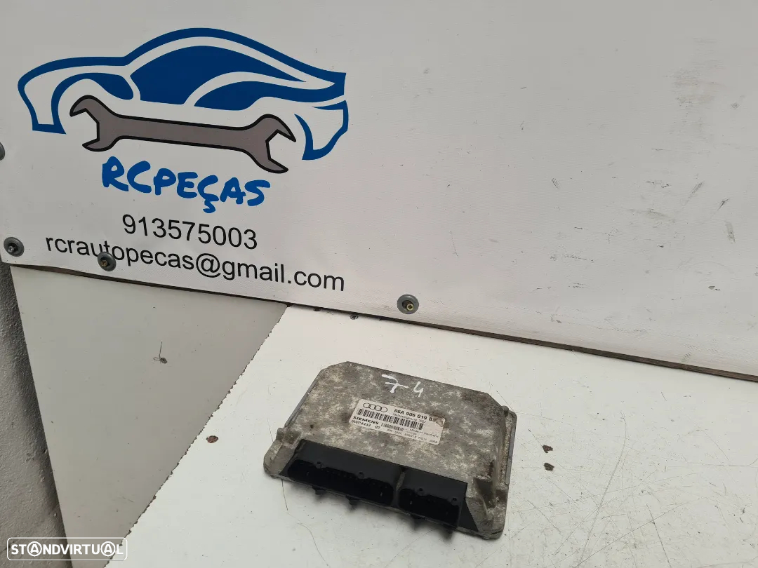 CENTRALINA ECU MOTOR AUDI A3 8L 1.6i 8V 102CV AKL AEH 06A906019 06A906019BS 5WP443302 AKL AEH - 4