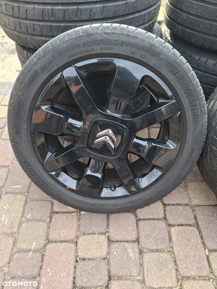 CITROEN C4 CACTUS KOŁA FELGI LATO 205/50/17 6,5X17 ET19 opony 23r 9800494077 - 2