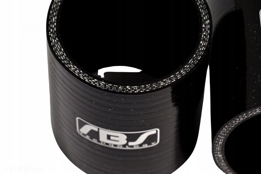 KOLANO REDUKCYJNE SILIKONOWE 90" 76-70MM czarne - 2