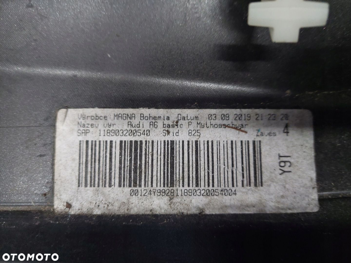 AUDI A6 C8 4K0853856 PRÓG LISTWA PROGOWA PRAWA basic czarny - 4