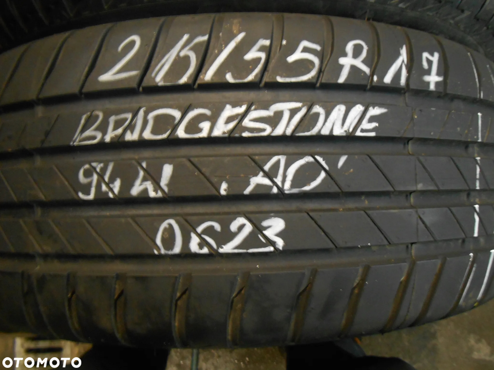 OPONY 215/55R17 BRIDGESTONE TURANZA T005 DOT 0623 / 4521 8MM - 4