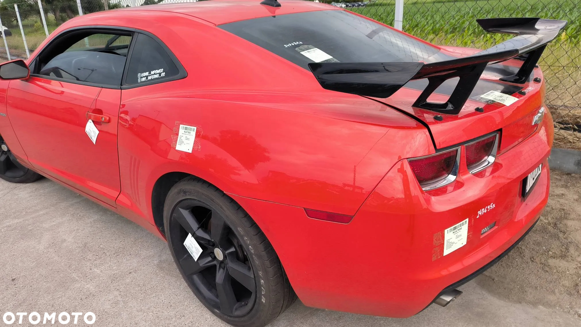 Ćwiartka błotnik prawy/lewy tył COUPE Chevrolet Camaro RS 3.6 V6 2011 - 6