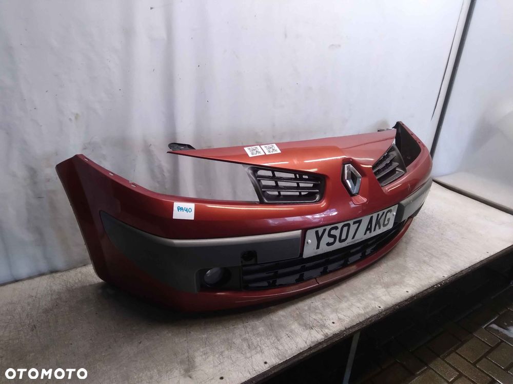 $ ZDERZAK PRZÓD PRZEDNI DO RENAULT MEGANE II 2 LIFT FL POMARAŃCZOWY TEENJ - 4
