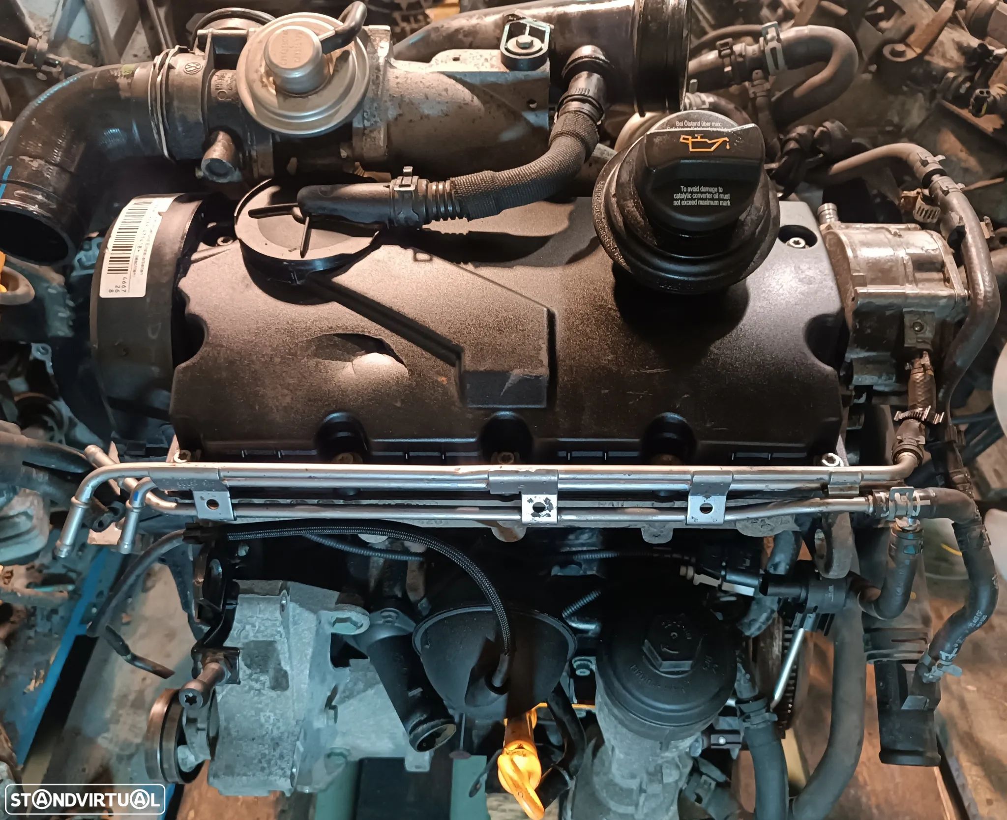 MOTOR VOLKSWAGEN GOLF IV / SEAT LEON /IBIZA / AUDI A3 1.9TDI 100CV PD AXR / ATD - 1