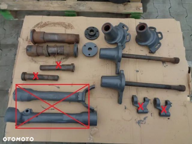 Wahacz ramie belka skrętna Carraro 20.29SI Claas Ares 697 ATS - 2