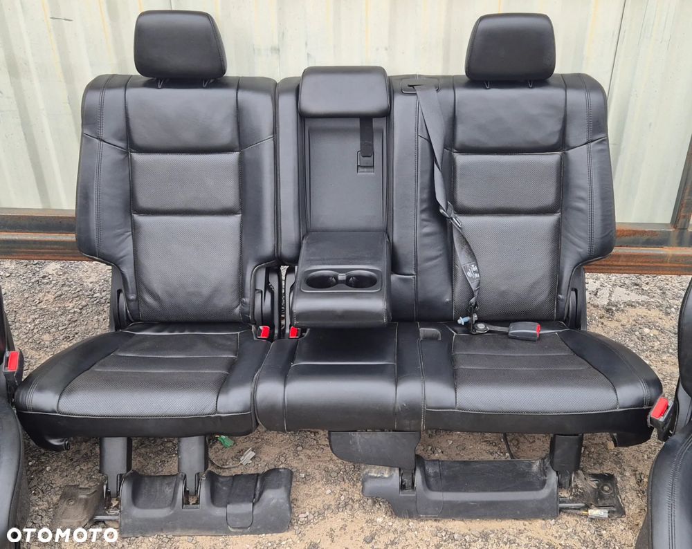 Siedzenia Fotele Przod Przednie Tył Kanapa CZARNE Overland Jeep Grand Cherokee WK2 2014- - 8