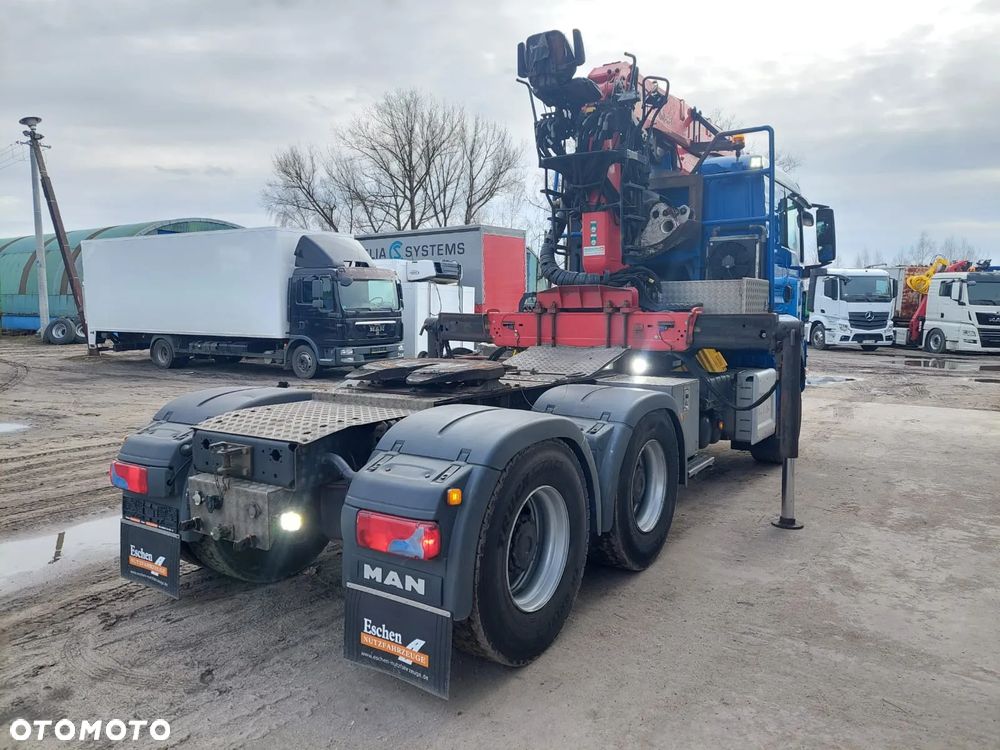 MAN TGS 26-480 6x4 do drewna PALFINGER Epsilon S 270L83 - 3
