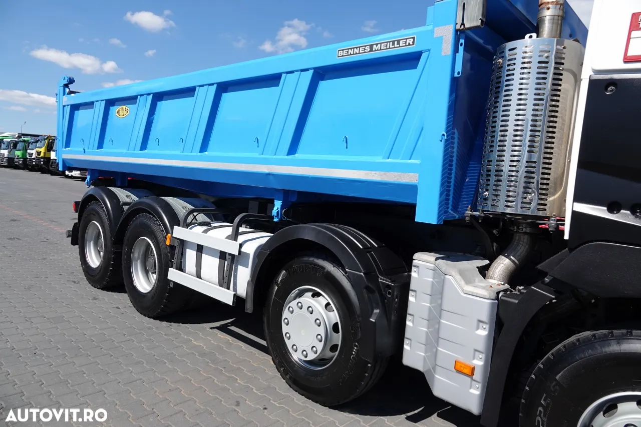 Renault C 460 / 8x4 / BASCULANTE + HIDROBOARD / BORDMATIC / MEILLER KIPPER / EURO 6 - 17