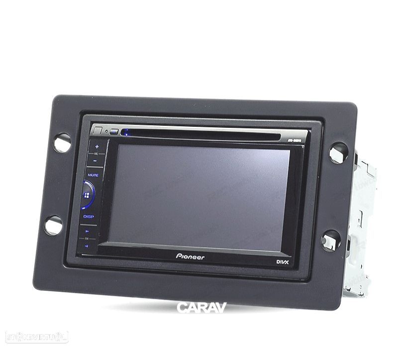 MOLDURA ADAPTADOR PRETO PARA RADIO 2-DIN PARA SAAB 9-5 - 4
