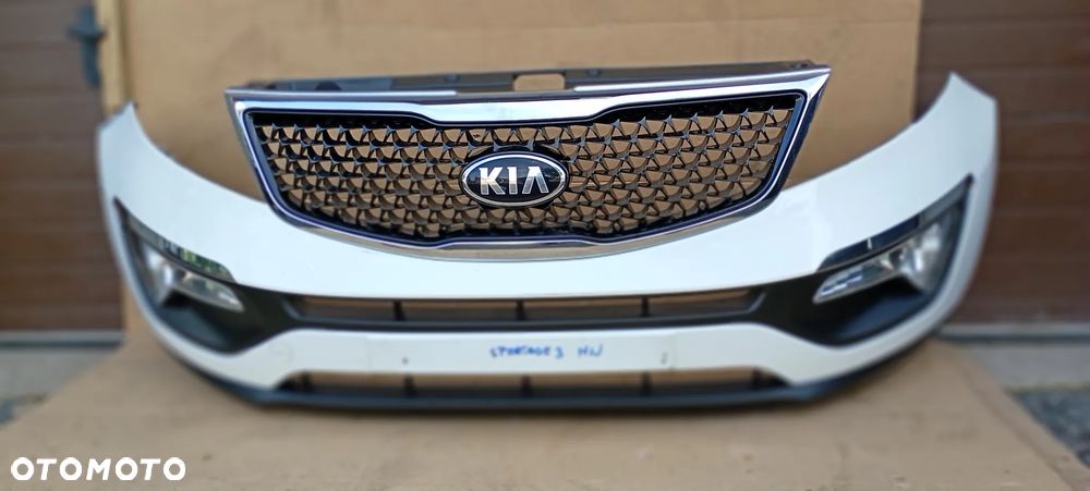 Zderzak przód przedni kompletny grill halogeny KIA Sportage III 3 Lift HW - 9