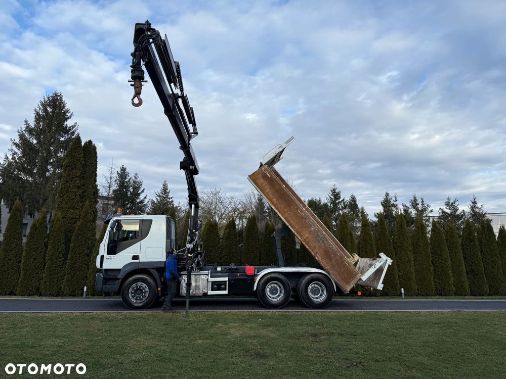 Iveco TRAKKER 450 6X4 PODWÓJNA HYDRO-BURTA HIAB 104 - 13
