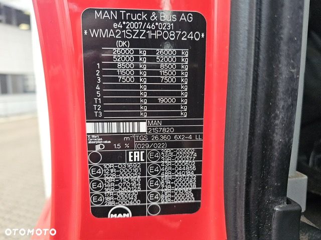 MAN Tgs 26.360 6x2 20palet / Schmitz / Thermo King /Super Stan - 16