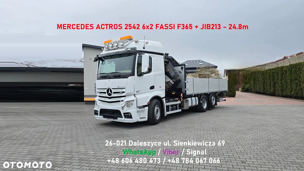 Mercedes-Benz ACTROS 2542 6x2 FASSI F365 + JIB - 2