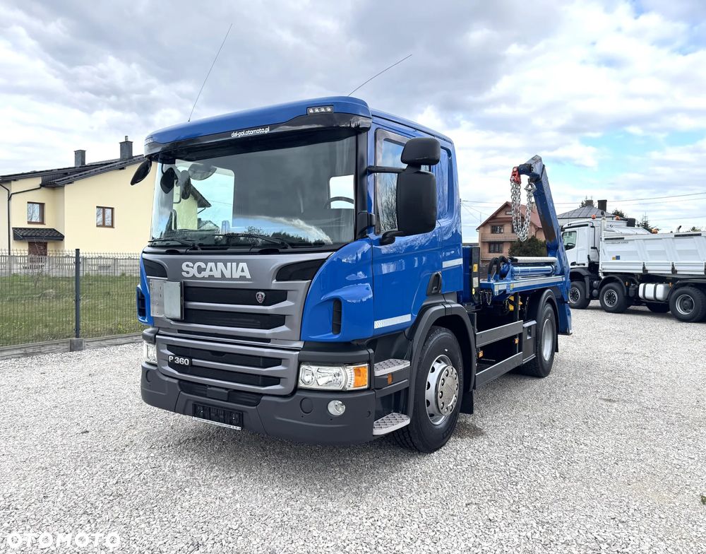 Scania P360, BRAMOWIEC - MEILLER AK 12 MT, - 2