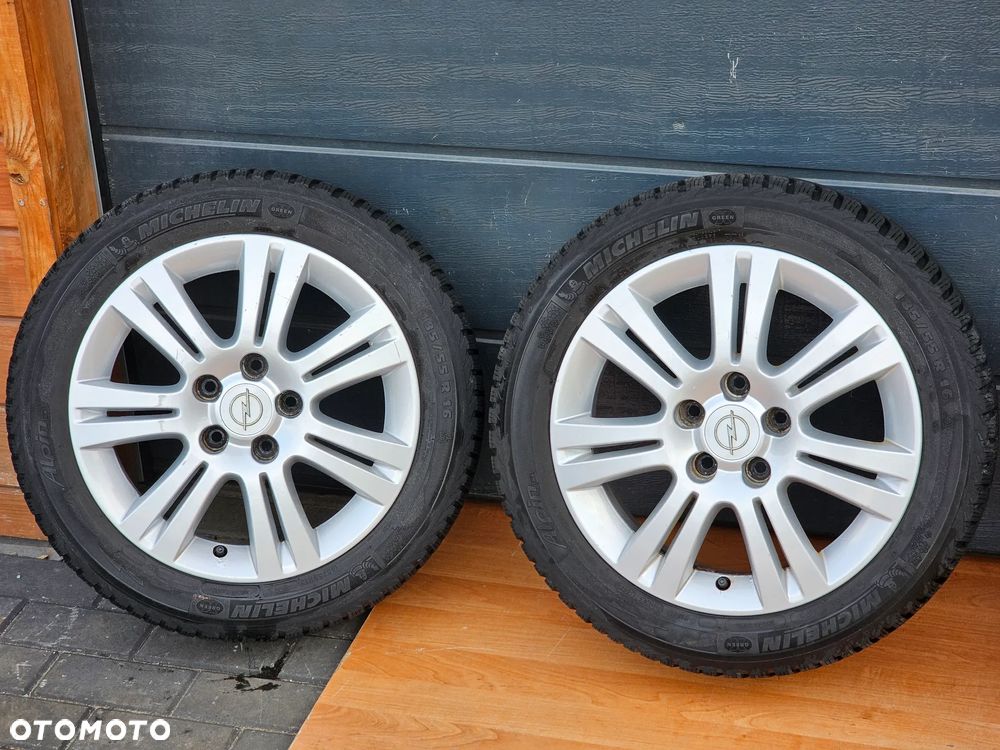 KOŁA FELGI ALUMINIOWE OPONY ZIMOWE OPEL VECTRA ASTRA ZAFIRA SIGNUM MERIVA 16 cali 5x110 ET44 185/55/16 - 3