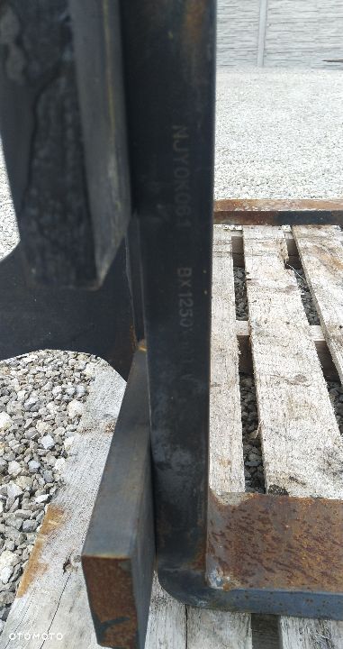 Widły z karetką PAUS Widły do ładowarek Atlas Komatsu Case Jcb Manitou - 6