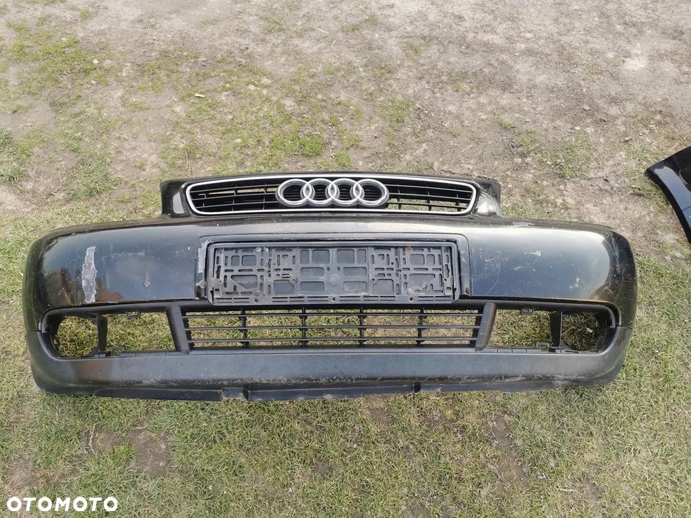 AUDI A3 8L 96-03 ZDERZAK PRZÓD PRZEDNI LIFT CZARNY  WYSYŁKA - 2