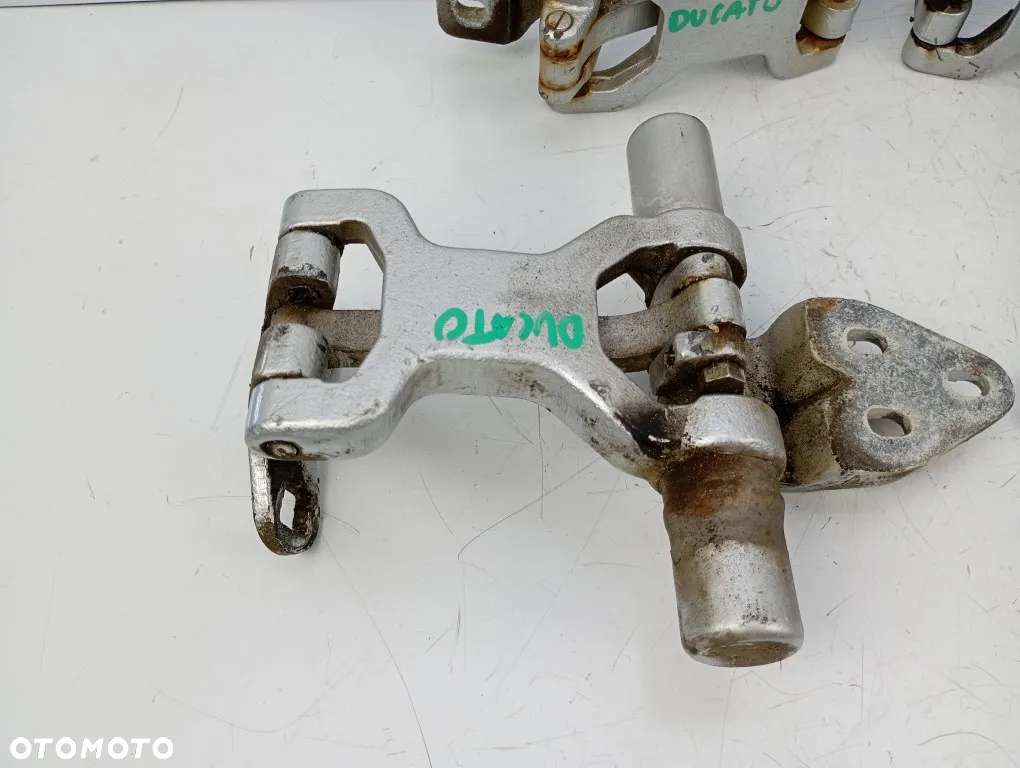 Zawias Drzwi Tylny Prawy Lewy Tył Zawiasy 270 Stopni Fiat Ducato Jumper Boxer III 2006-2024 Komplet - 4