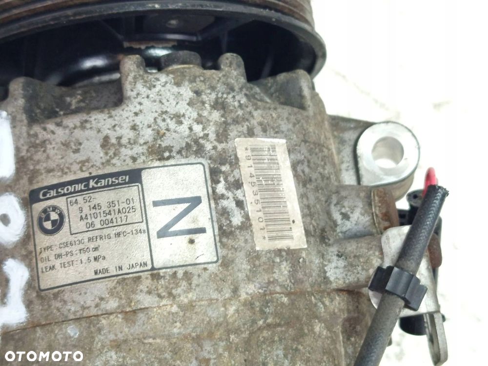 SPRĘŻARKA KLIMATYZACJI BMW 3 E90 E91 1 E87 9145351 - 6