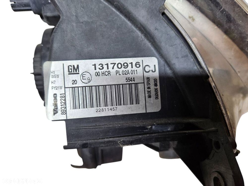 OPEL VECTRA C LIFT LAMPA PRAWY PRZÓD PRZEDNIA PRAWA SOCZEWKA 13170916 EU - 6