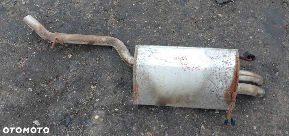 mercedes c-klasa w203 1.8 tłumik końcowy - 1