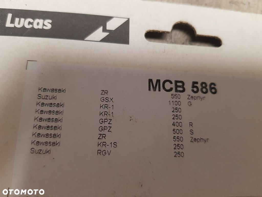 Klocki hamulcowe Lucas MCB 586 RGV 250 / GSX 1100 G / GPZ 500 S - 3