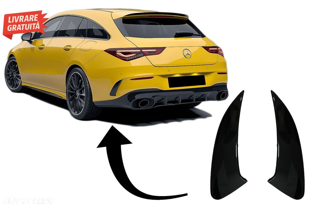 Ornamente Bara Spate Flapsuri Mercedes CLA Shooting Brake X118 CLA Coupe C118 (201- livrare gratuita - 1