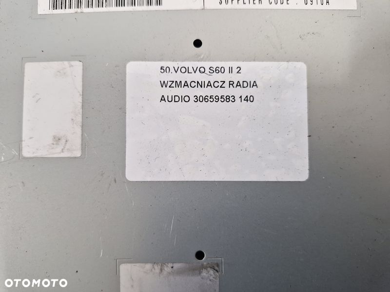 volvo s60 2 ii wzmacniacz radia audio 30659583 - 3