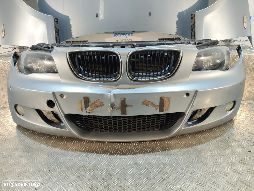 FRENTE COMPLETA BMW SERIE 1 E87 E81 PACK M CAPOT PARACHOQUES SENSORES GUARDA-LAMAS OTICAS RADIADOR VENTILADOR FRENTE FIBRA REFORÇO - 13