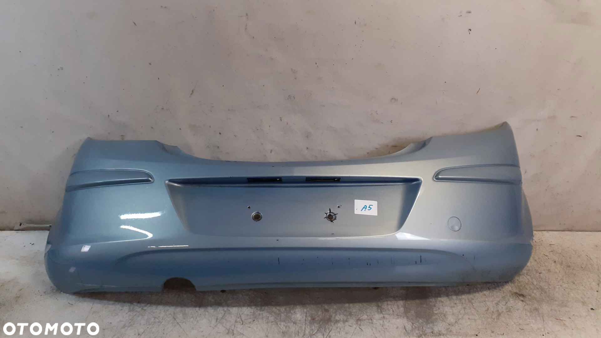 } ZDERZAK TYŁ TYLNY DO OPEL CORSA D Z21C BŁĘKITNY 5D 5 DRZWI HB - 1