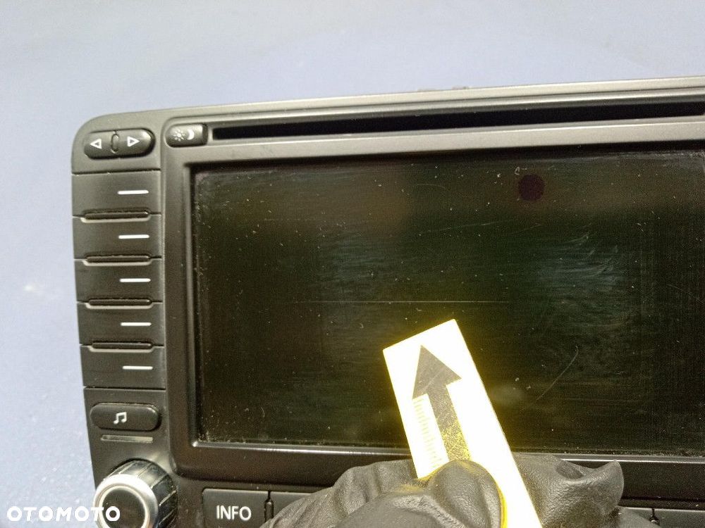 VW GOLF V RADIO CD FABRYCZNE NAWIGACJA 1K0035198B - 3