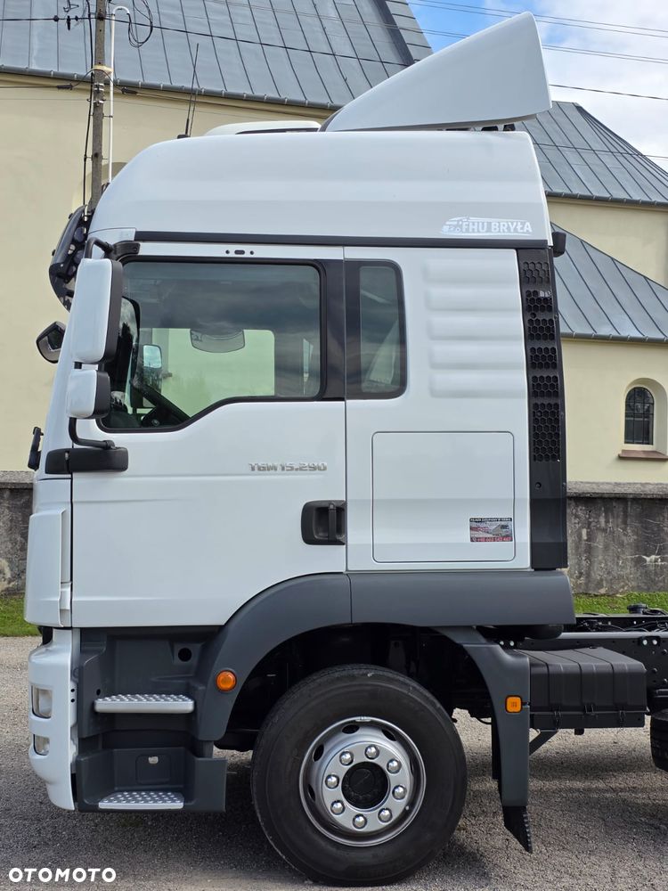 MAN TGM 15.290 / LIFT / KLIMA POSTOJOWA /  RAMA / LAWETA  / DO ŻYWCA / POMOC DROGOWA / CAŁY NA PODUSZKACH / E6 / ROZSTAW OSI 5.40M / STAN BARDZO DOBRY - 4