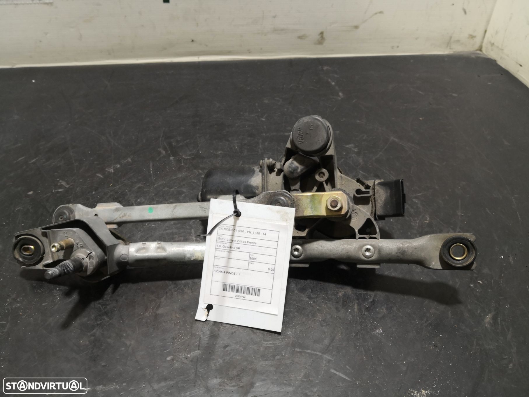 Motor Limpa Vidros Frente Citroën C1 (Pm_, Pn_) - 1