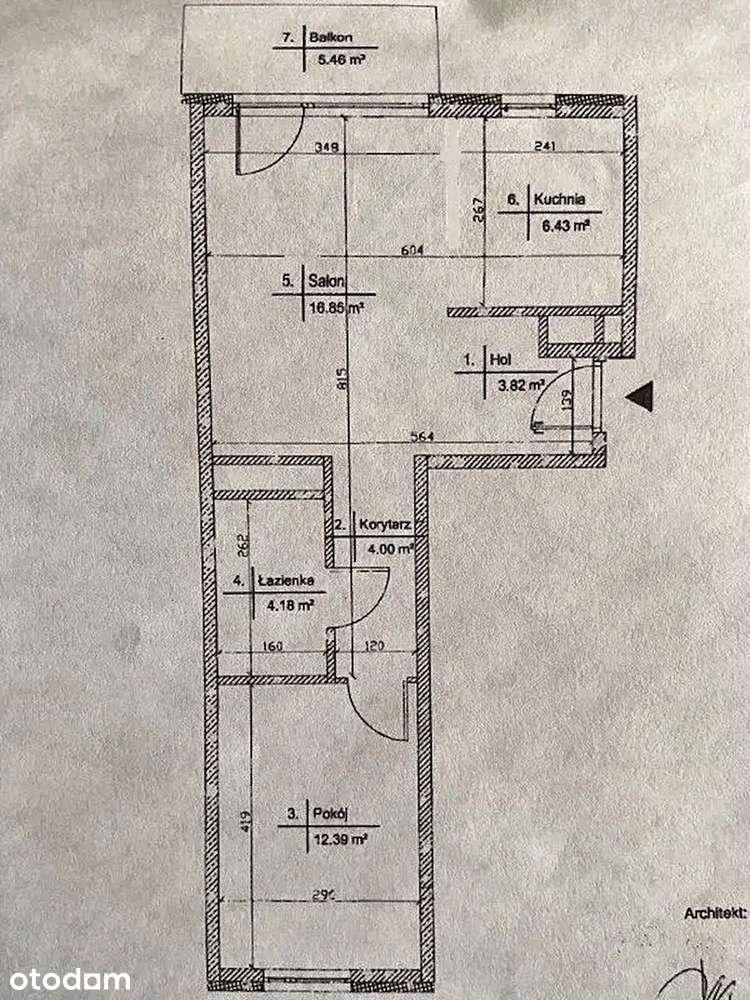 Do wynajęcia w pełni umeblowane 2 pokojowe 48m2 garaż w cenie