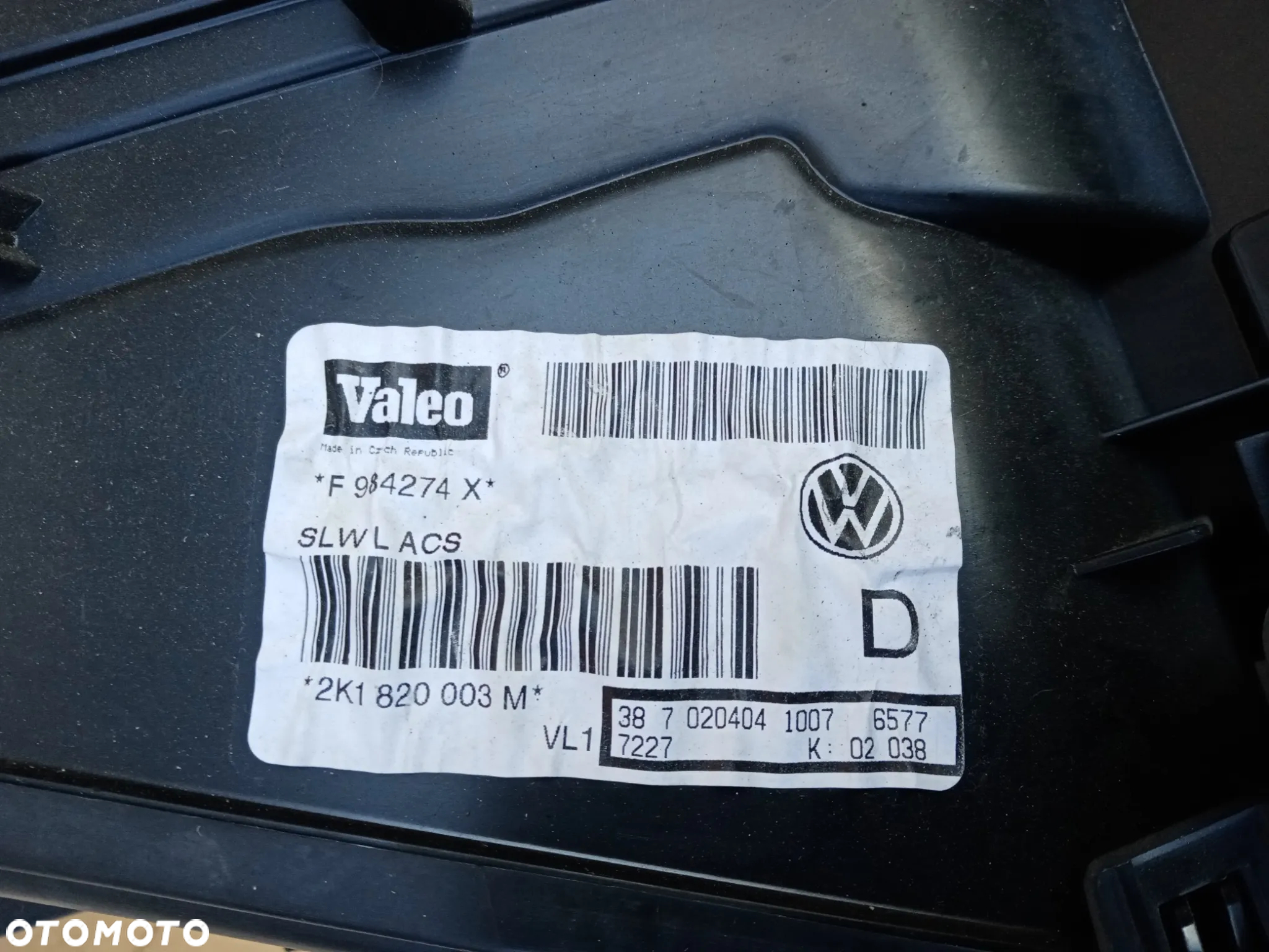 Nagrzewnica dmuchawa powietrza VW Caddy III 2K1820003M - 8